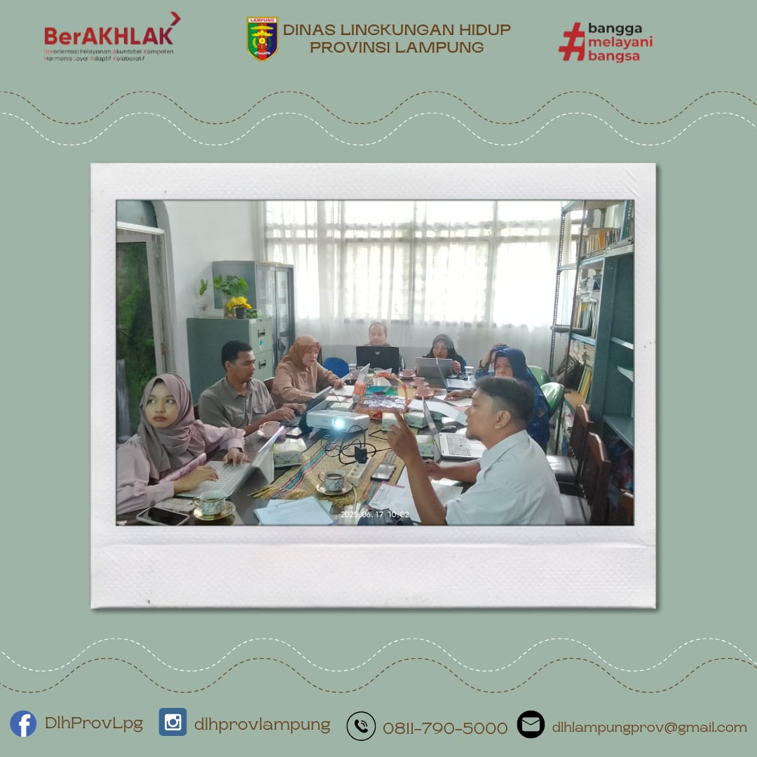 Bidang Tata Lingkungan melaksanakan Rapat Klinik KLHS