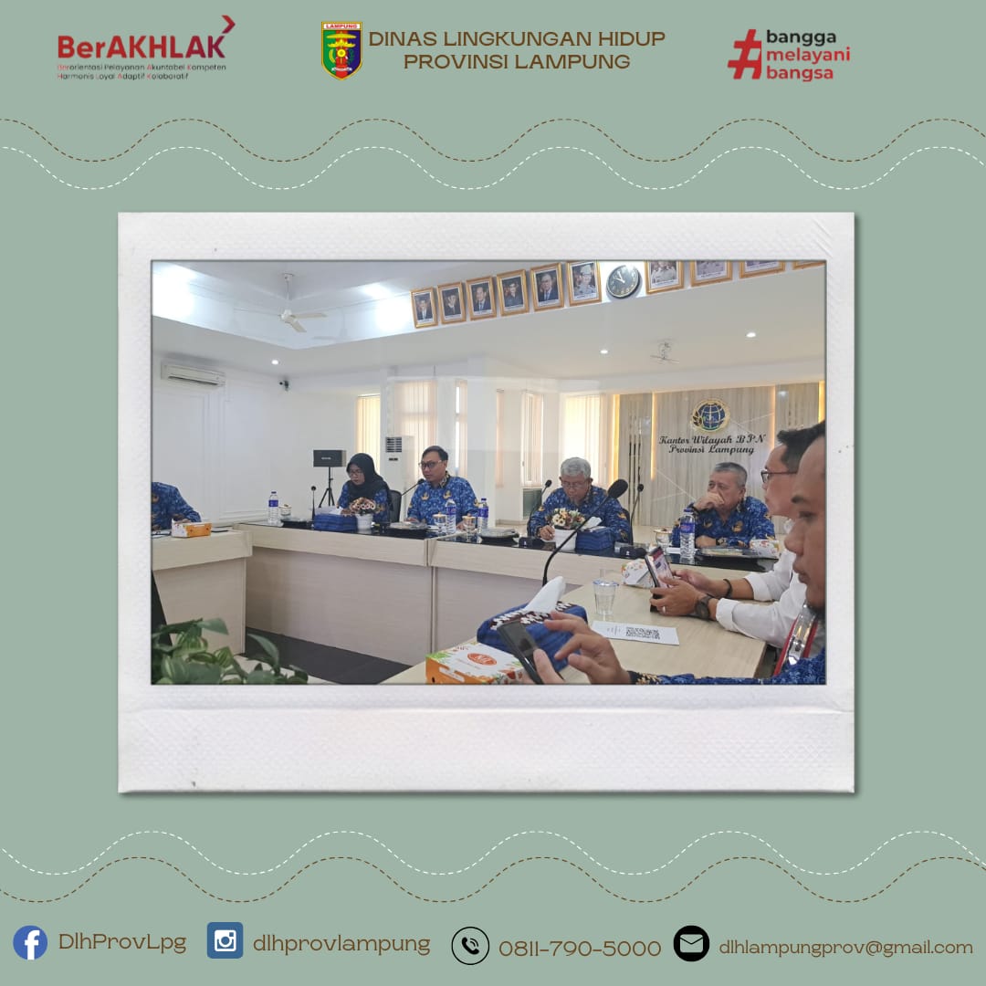 Kepala Bidang Tata Lingkungan menghadiri Rapat Pendataan Potensi Tanah Objek Reforma Agraria (TORA)