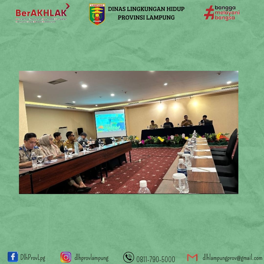 Rapat Forum Penataan Ruang Rencana Kegiatan Distribusi Kelistrikan Pedesaan di Kawasan Hutan PT. PLN IUD Lampung